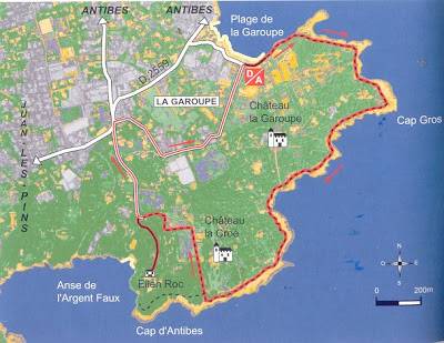 TOUR DU CAP (SENTIER DES DOUANIERS) A ANTIBES 