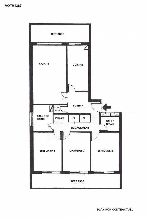 appartement 4 pièces SAINT LAURENT DU VAR (06700) - VENTE EN VIAGER OCCUPE